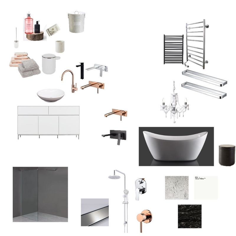 Ensuite Mood Board by blondeeaj on Style Sourcebook