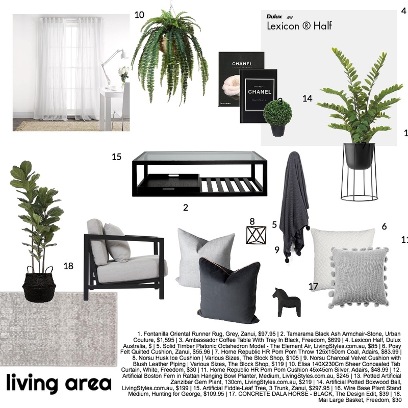 lounge Mood Board by krystalgibbs on Style Sourcebook