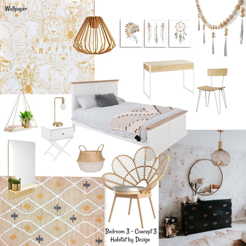 Bedroom 3 Concept 3 Mood Board by Habitat_by_Design on Style Sourcebook