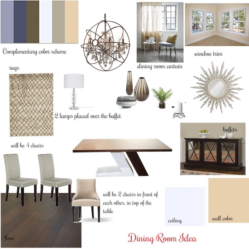 Dining Room Mood Board Mood Board by Artemisaz on Style Sourcebook