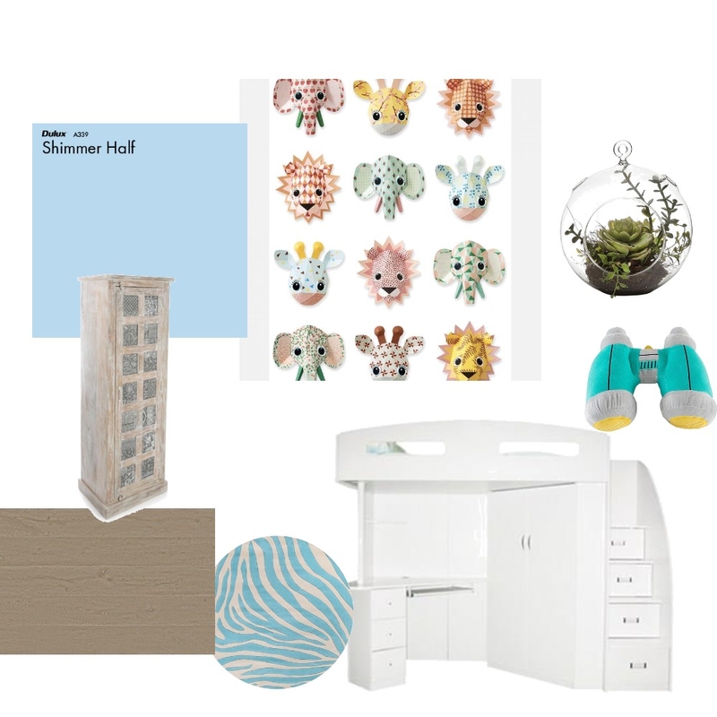 Animal inspired kids bedroom Mood Board by rabieg on Style Sourcebook