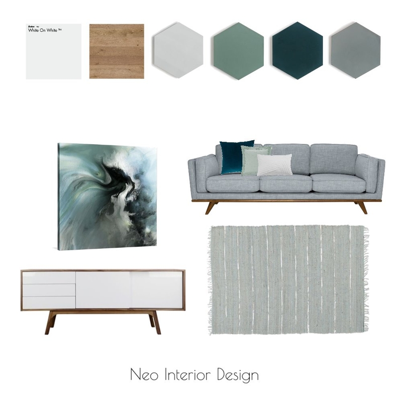 Wallace Colour Mood Board Mood Board by Neo Interior Design Perth on Style Sourcebook