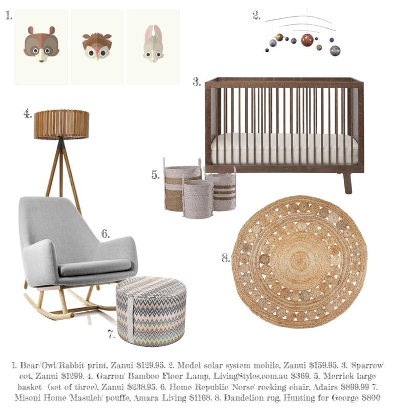 (0) Nursery Mood Board by Atakya on Style Sourcebook