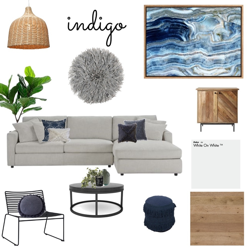 Indigo Blues Mood Board by AlexClaremont on Style Sourcebook