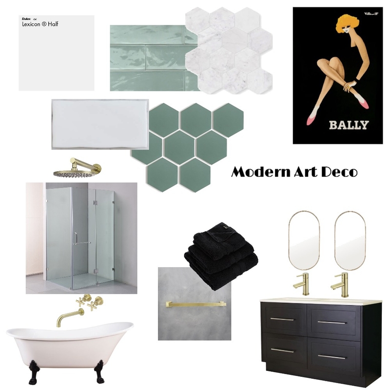 Reynolds Bathroom Renovation Mood Board by Melissa Welsh on Style Sourcebook