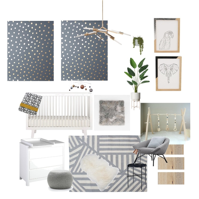 modern nursery Mood Board by Amyhat on Style Sourcebook