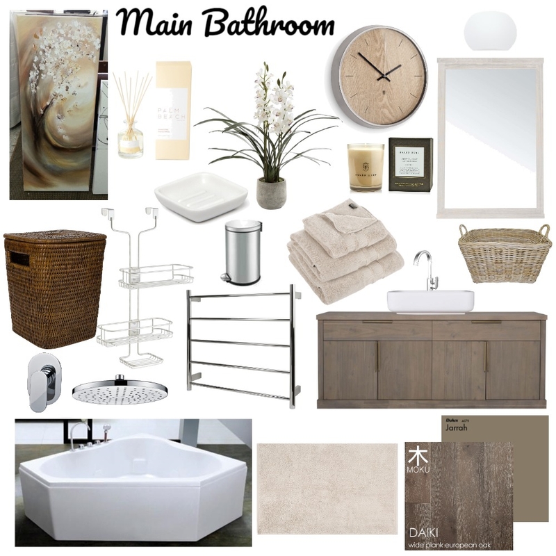 Main Bathroom Mood Board by Alexandra Demajo on Style Sourcebook