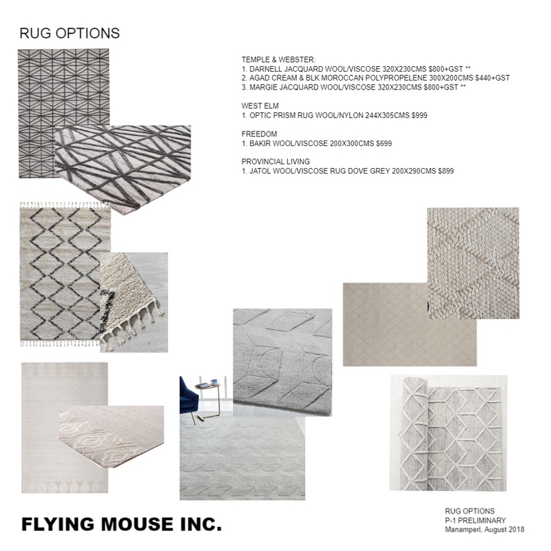 RUGS Mood Board by Flyingmouse inc on Style Sourcebook