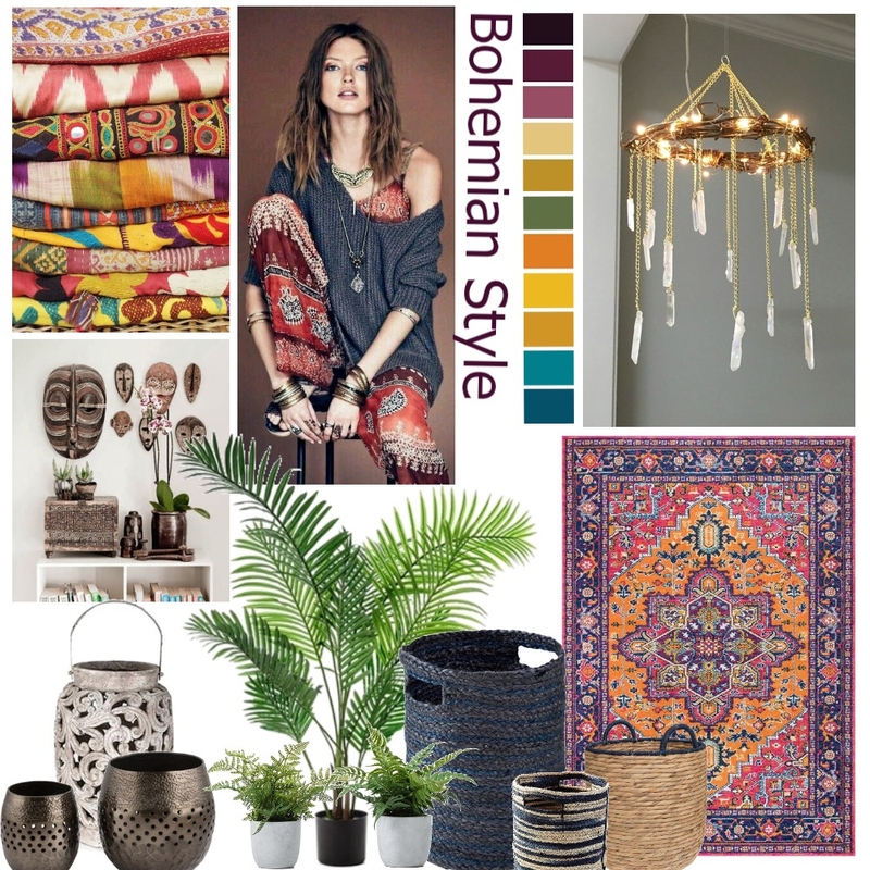 Bohemian Mood Mood Board by EMa on Style Sourcebook