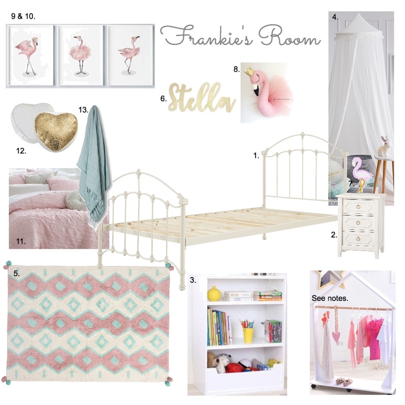 Frankie's Room Mood Board by Adele Lynch : Interiors on Style Sourcebook