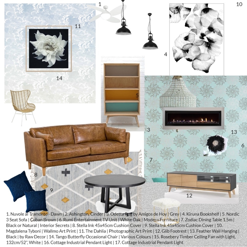 Family Living Mood Board by Kiwistyler on Style Sourcebook