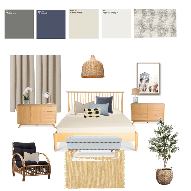 Calming Bedroom Mood Board by Kateelizabbeth on Style Sourcebook