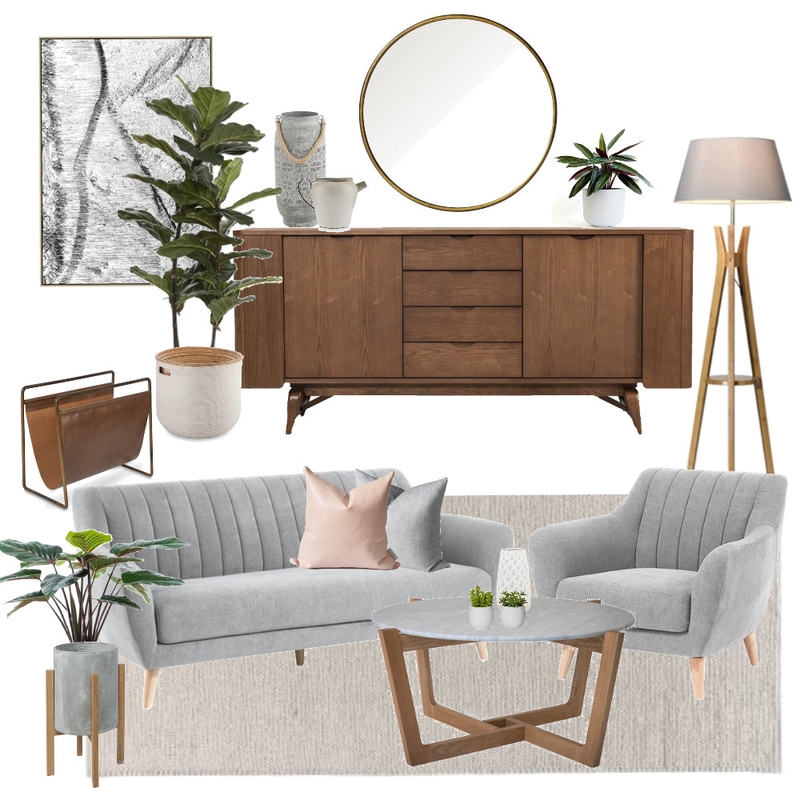 Mid Century Modern Living Mood Board by braydee on Style Sourcebook