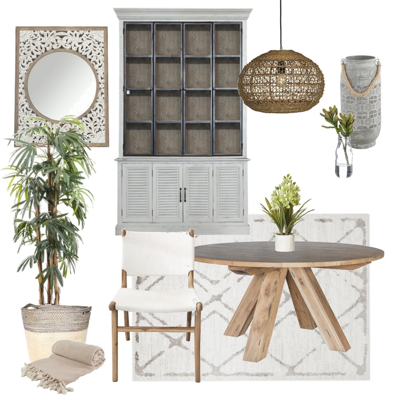 Coastal / Hamptons Dining Mood Board by braydee on Style Sourcebook