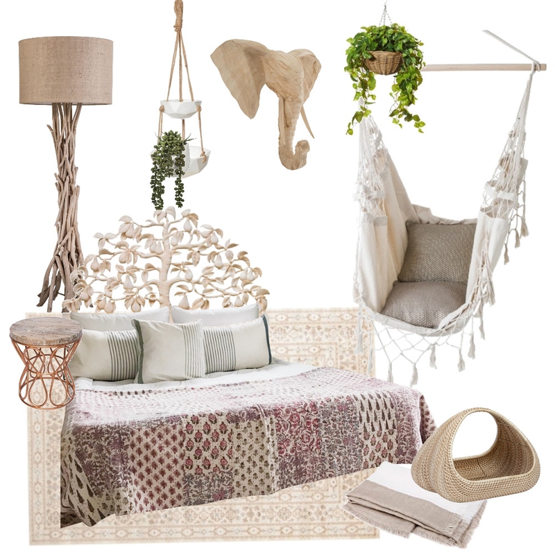 Bohemian Bedroom Mood Board by braydee on Style Sourcebook