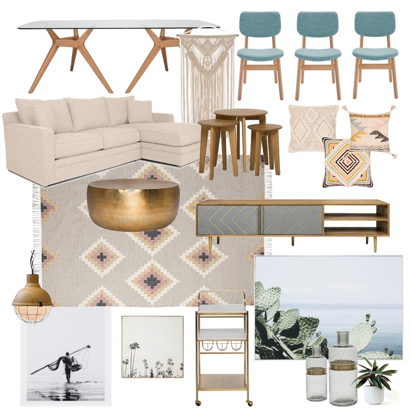 Clarks Beach - Lounge/Dining Mood Board by gemmac on Style Sourcebook