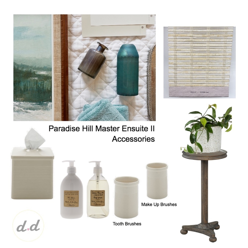 Paradise Hill Ensuite II Vanity Accessories Mood Board by dieci.design on Style Sourcebook