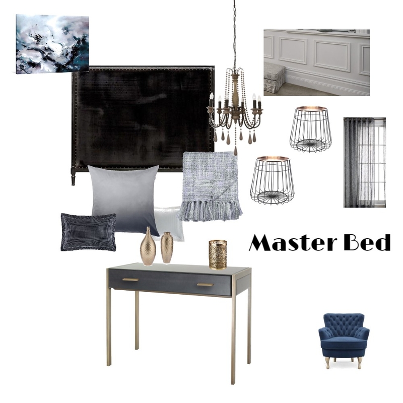 Duplex Master Bed - Luxe Mood Board by MimRomano on Style Sourcebook