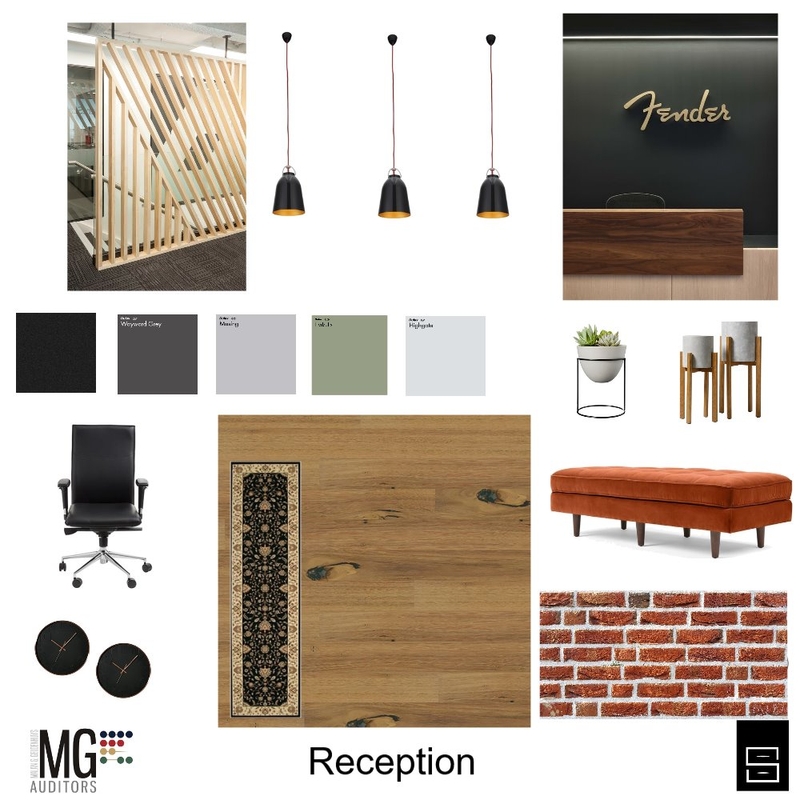 Office Reception Mood Board by Marlene on Style Sourcebook