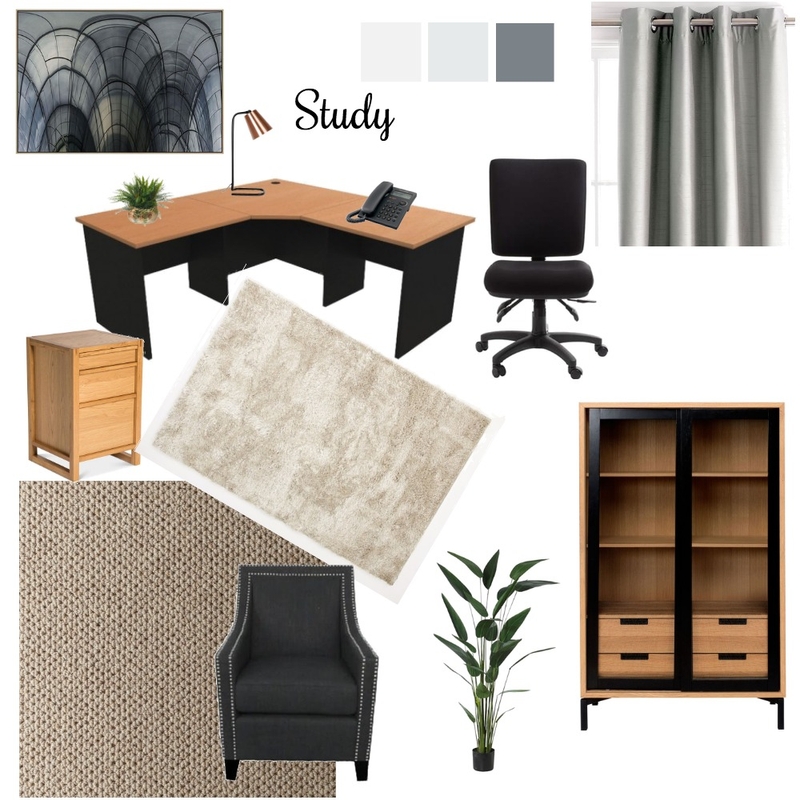 Study Mood Board by Jenni on Style Sourcebook