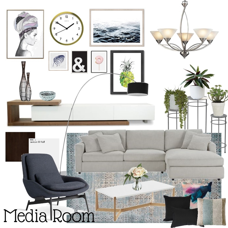 Media Room Mood Board by mahaabdulaziz on Style Sourcebook