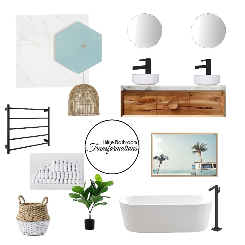 Coastal Mood Board by Hilite Bathrooms on Style Sourcebook