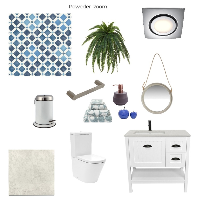 Powder room Mood Board by Shannon on Style Sourcebook