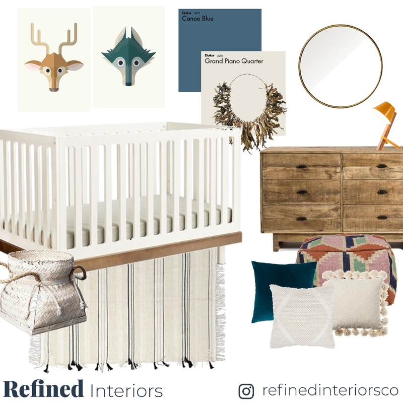 Nursery 03 Mood Board by RefinedInteriors on Style Sourcebook