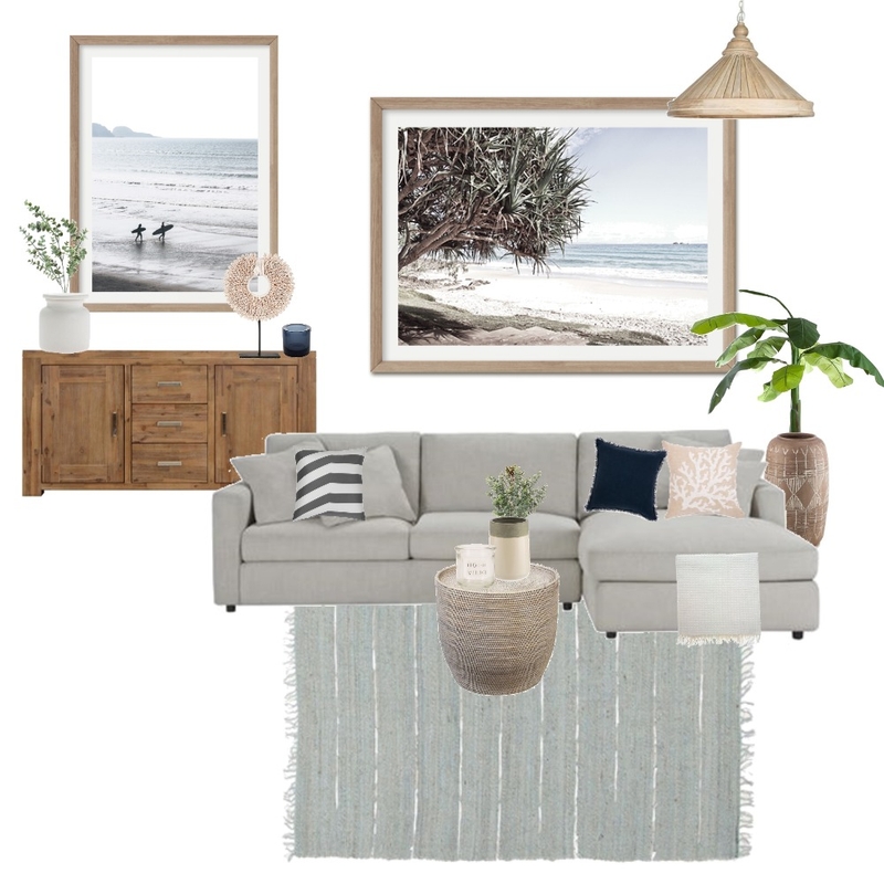 Modern Coastal Mood Board by Boho Art & Styling on Style Sourcebook