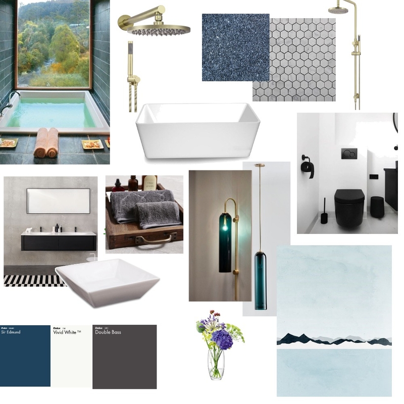 Minimalist Bathroom Mood Board by nafisehirani on Style Sourcebook