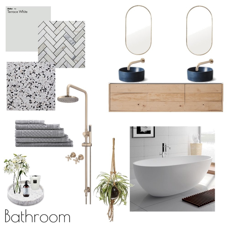 Bathroom Mood Board by Reflective Styling on Style Sourcebook