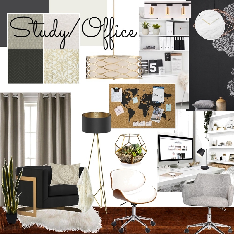 Study/Office Mood Board by IrisMiguel on Style Sourcebook