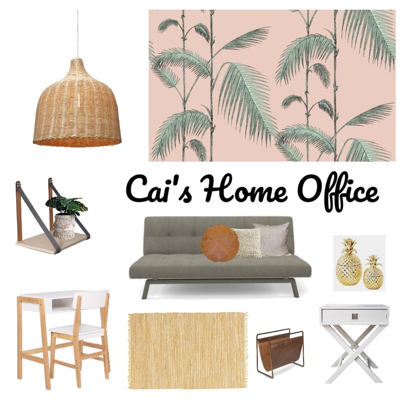 Cai's Home Office Mood Board by Ann Margaret Coballes on Style Sourcebook