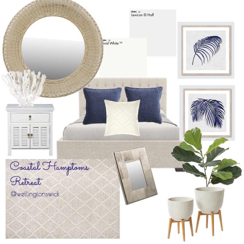 Coastal Hamptons Retreat Mood Board by JessWell on Style Sourcebook