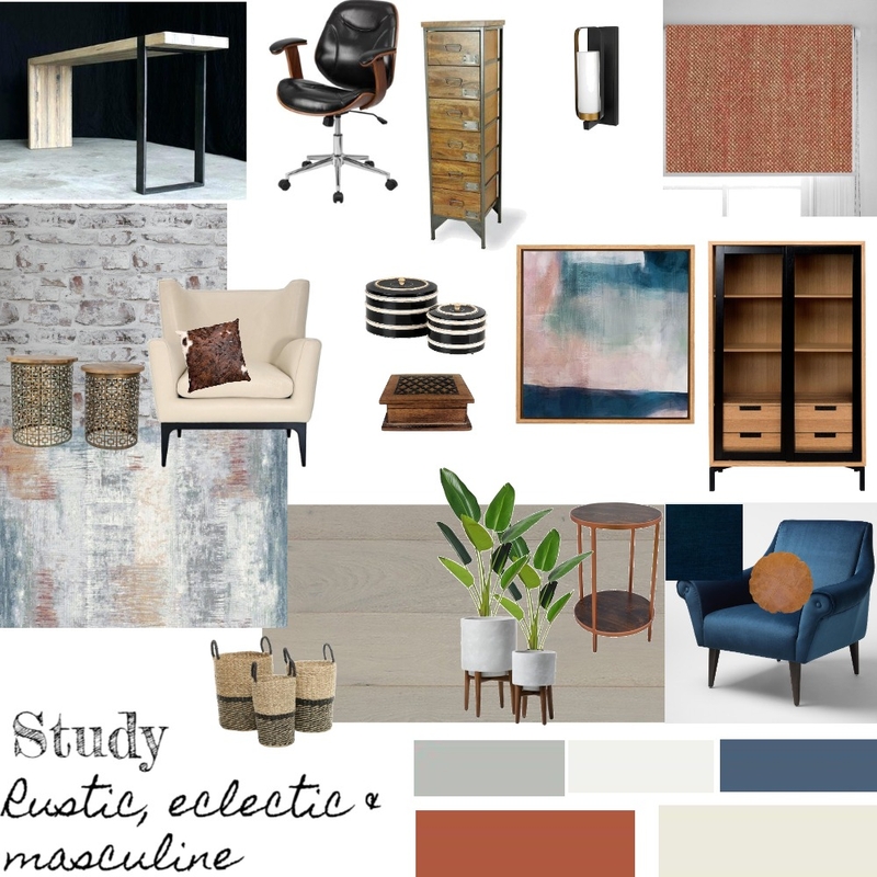 Study Room Mood Board by ninaroy on Style Sourcebook