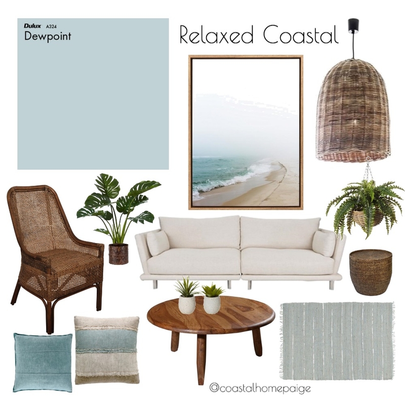 Relaxed Coastal Mood Board by CoastalHomePaige on Style Sourcebook