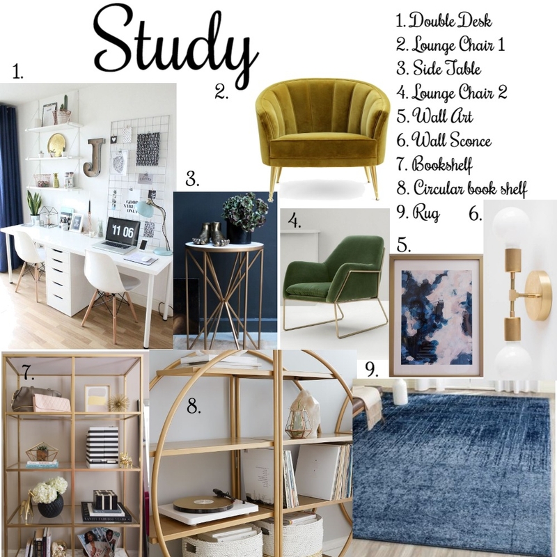 Study Mood Board by Ukulailai on Style Sourcebook