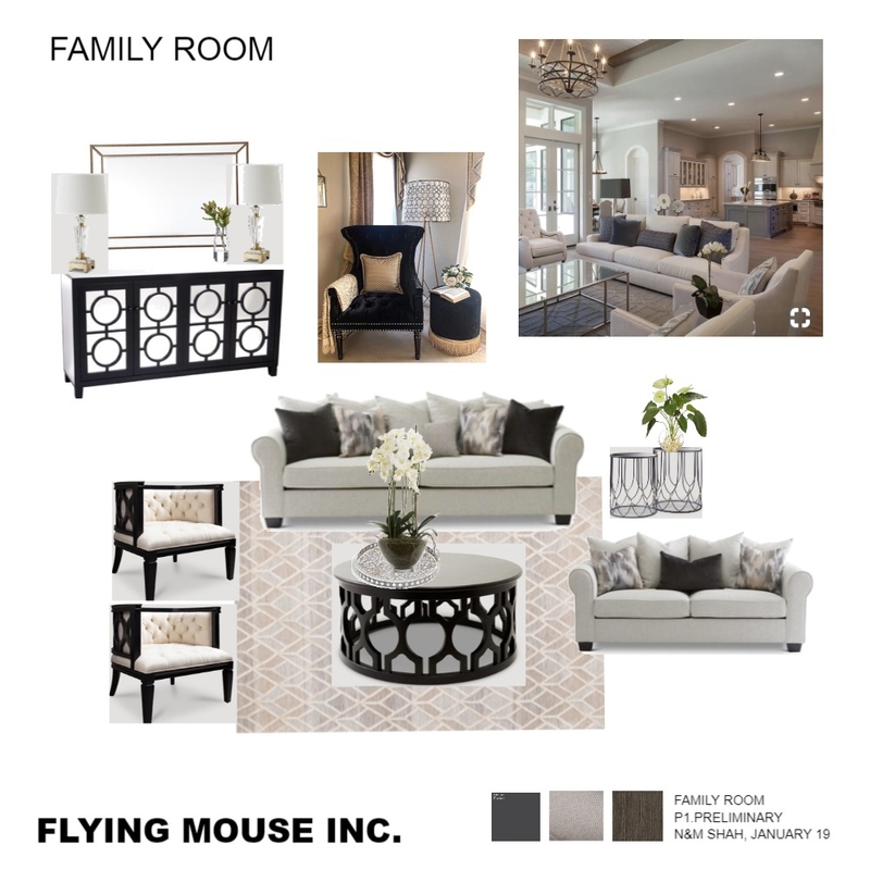 Family room Mood Board by Flyingmouse inc on Style Sourcebook