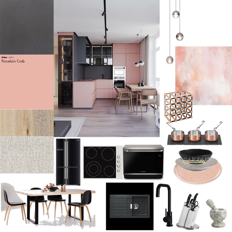 Bachelorette Eat-in Kitchen Mood Board by Kat on Style Sourcebook