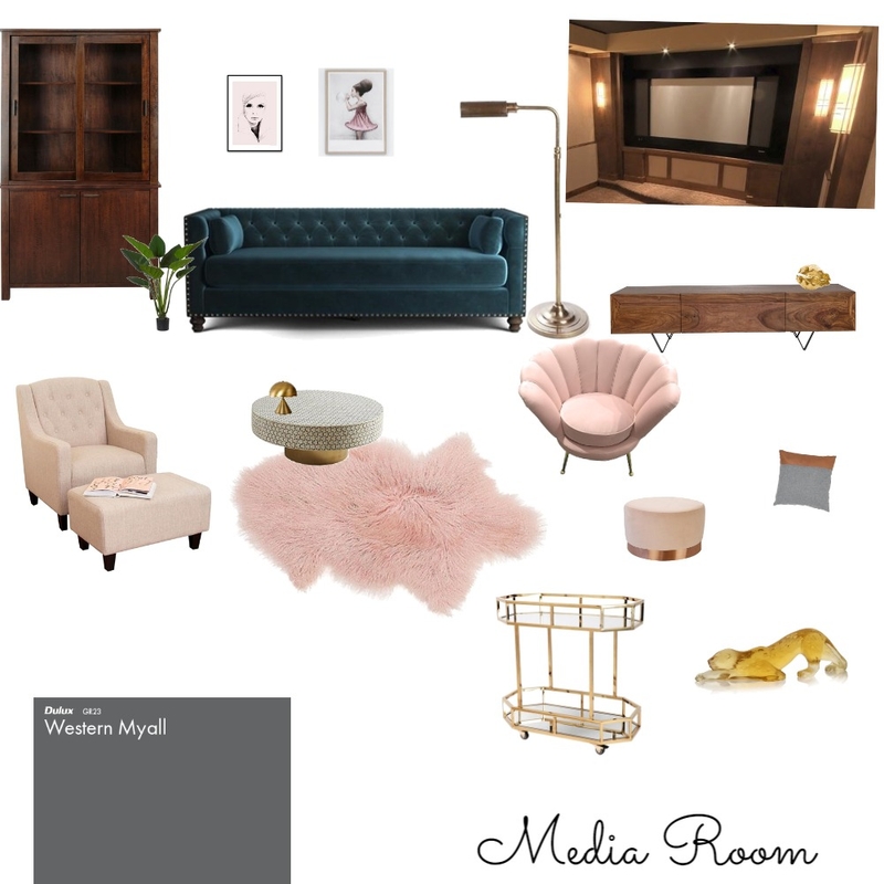 Media Room Mood Board by Smurfette on Style Sourcebook