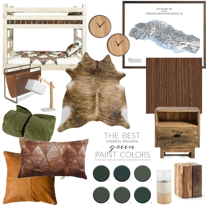 Rustic Kids Bedroom Mood Board by angelajsutton on Style Sourcebook