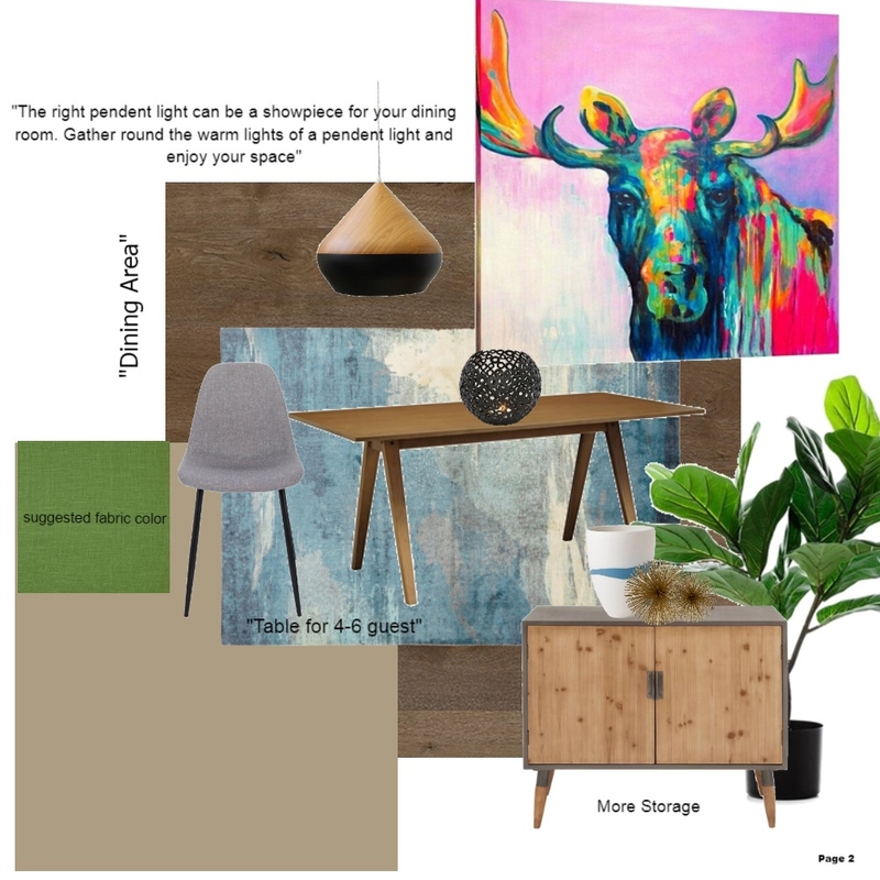 Smith's Dining Area Mood Board by Faizi Design on Style Sourcebook