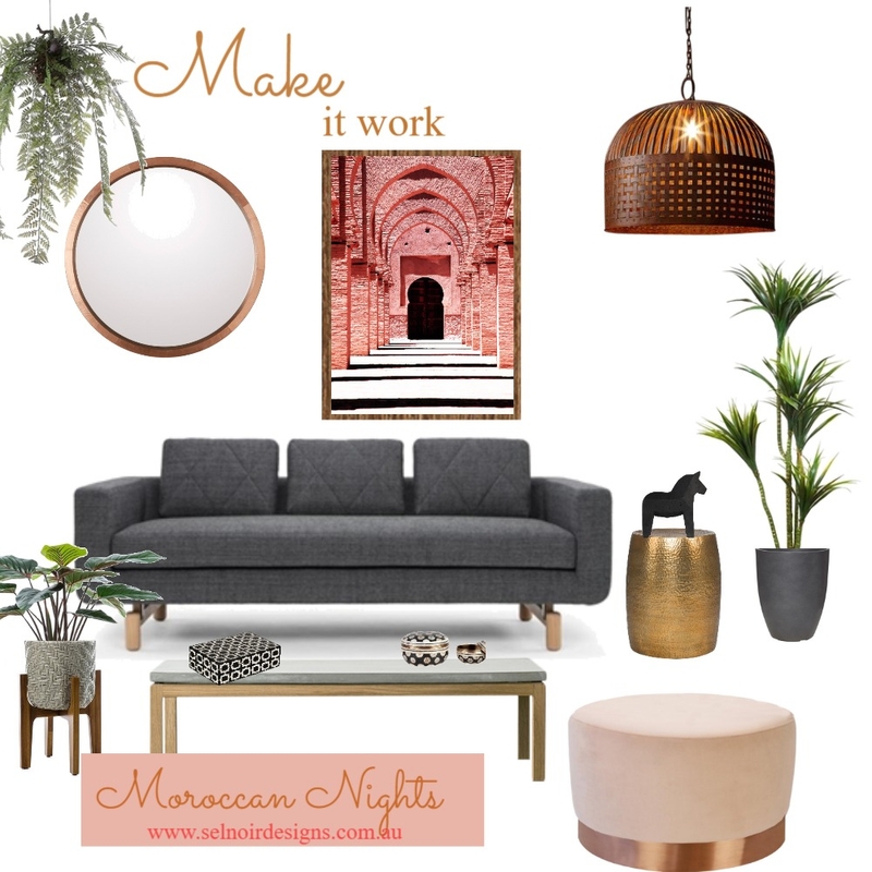 Moroccan Nights Mood Board by Sel Noir Designs  on Style Sourcebook