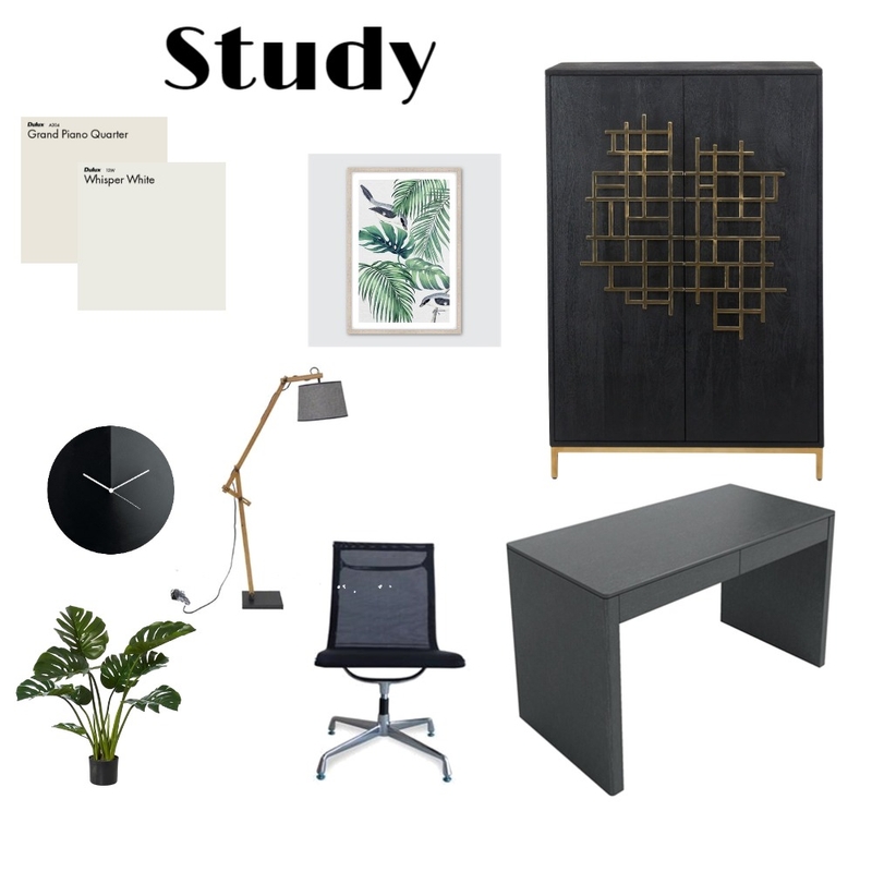 Study Mood Board by hclapham on Style Sourcebook