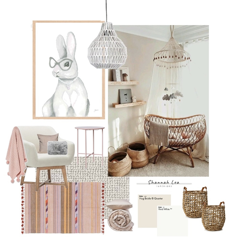 Girls Nursery Mood Board by Shannah Lea Interiors on Style Sourcebook