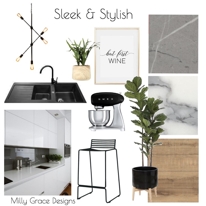 Sleek &amp; Stylish Mood Board by Louisebow on Style Sourcebook