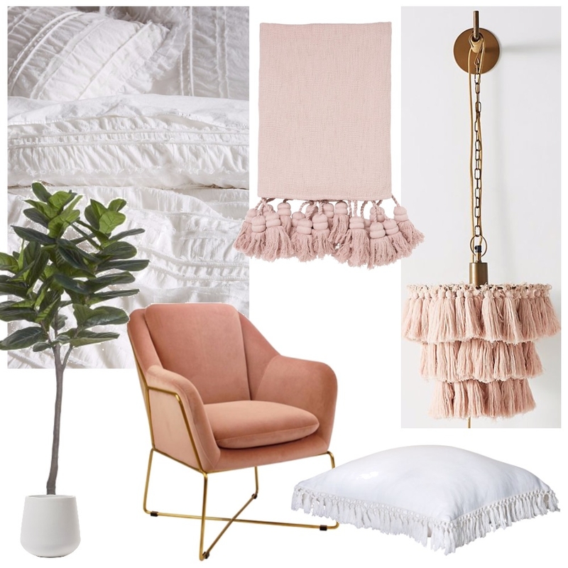 Pink + Tasselled Mood Board by Clarice & Co - Interiors on Style Sourcebook