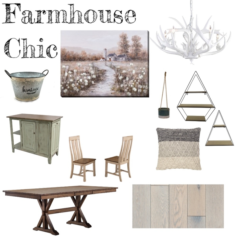 Farmhouse Chic Mood Board by hometowntreasures on Style Sourcebook