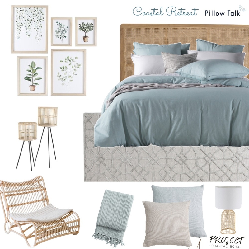 Pillow Talk Mood Board by Project Coastal Boho on Style Sourcebook