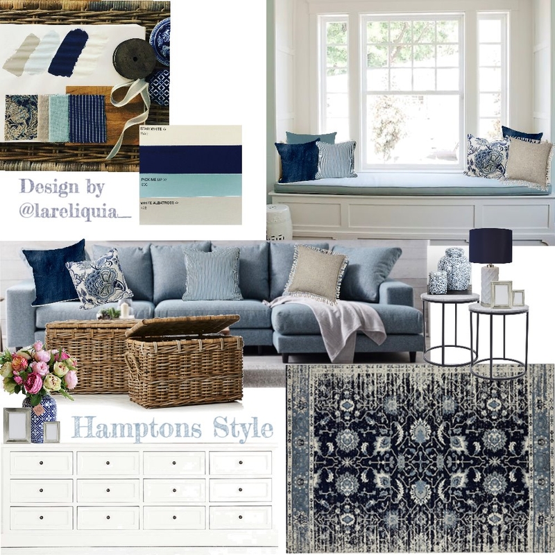 Hamptons Style by @lareliquia_ Mood Board by La La La on Style Sourcebook